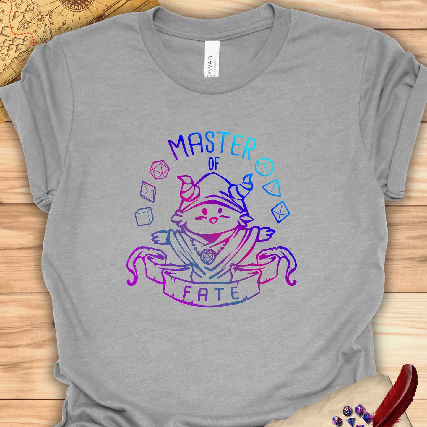 Dungeon Master of Fate - Carme T-shirt Multicolour purple