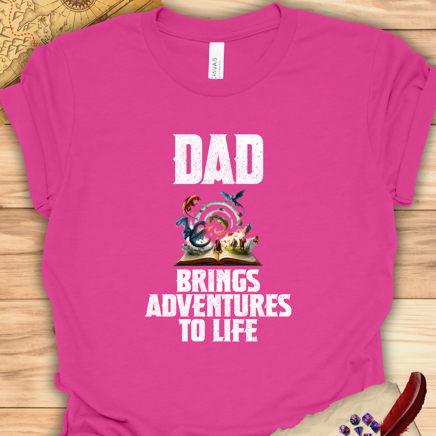 Dad - Bring Adventures to Life - T-shirt