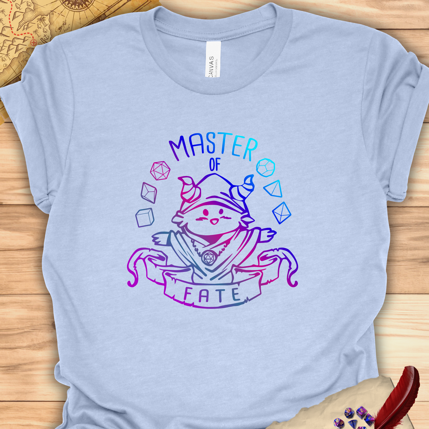 Dungeon Master of Fate - Carme T-shirt Multicolour purple