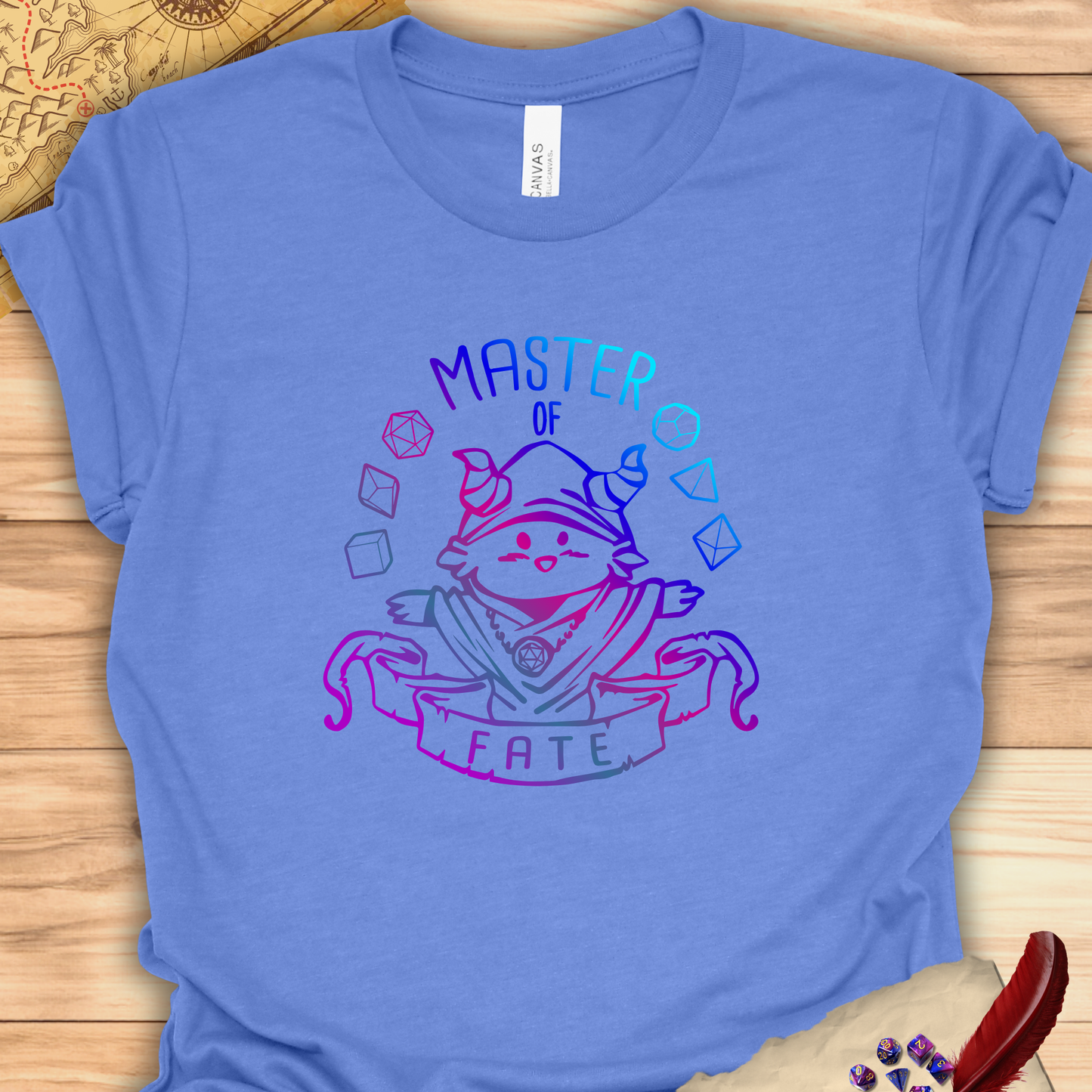 Dungeon Master of Fate - Carme T-shirt Multicolour purple