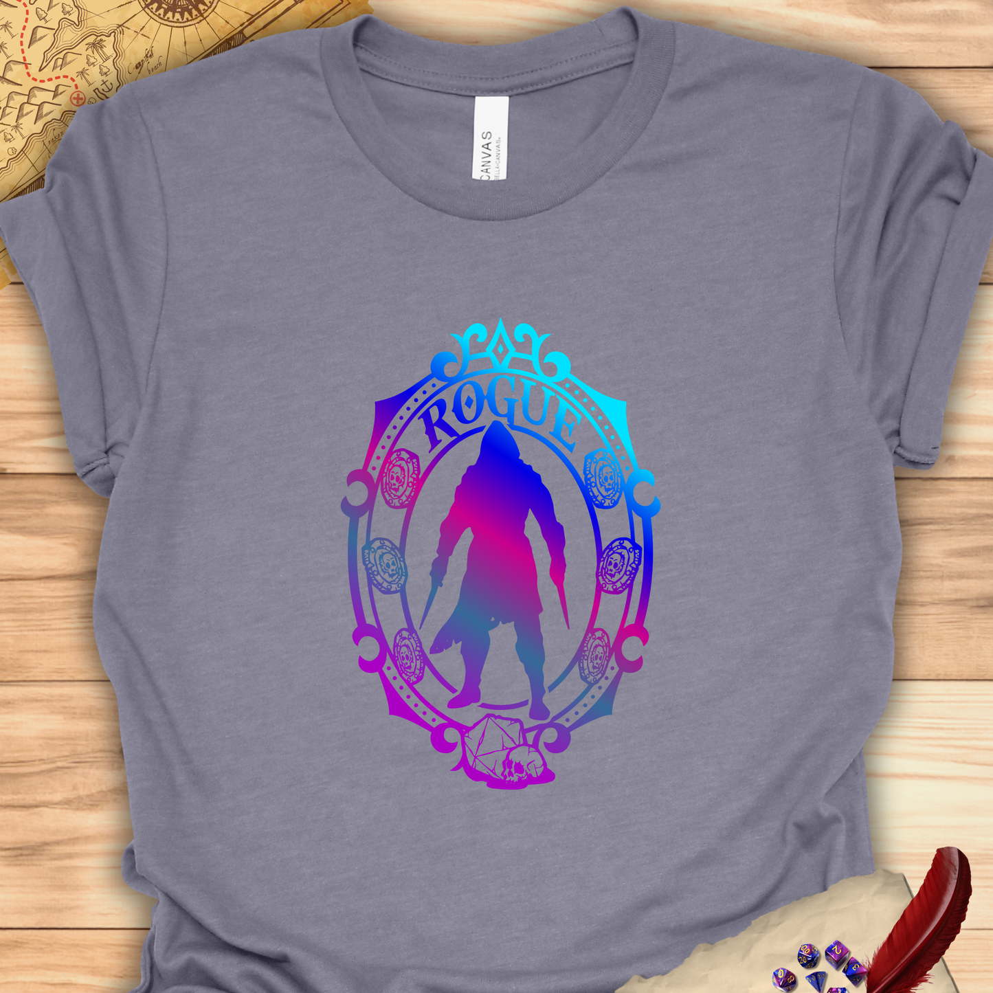 Rogue Emblem - T-Shirt Multicolour purple