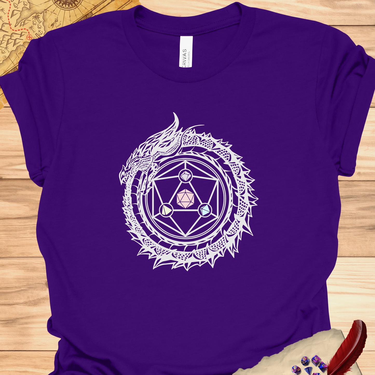 D20 Dragon Magic Circle