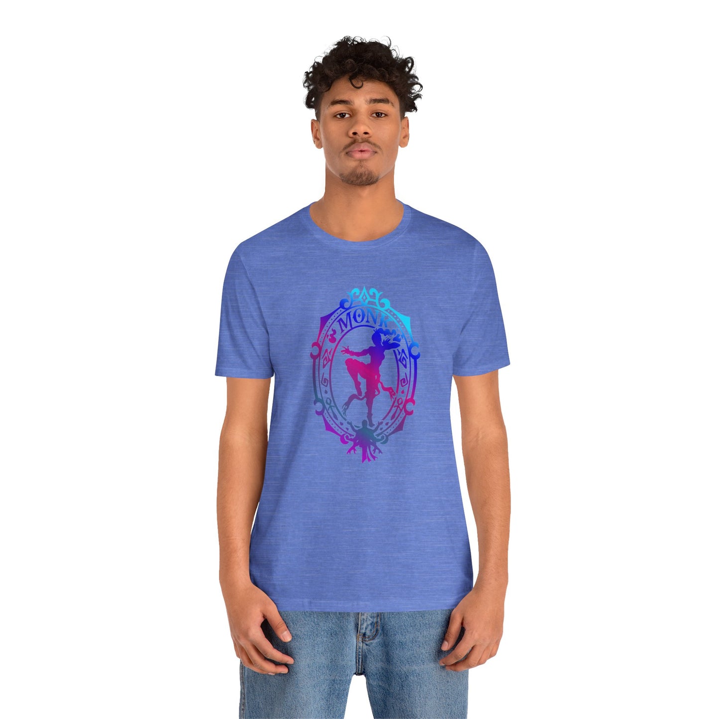 Monk 2 Emblem - T-Shirt Multicolour purple