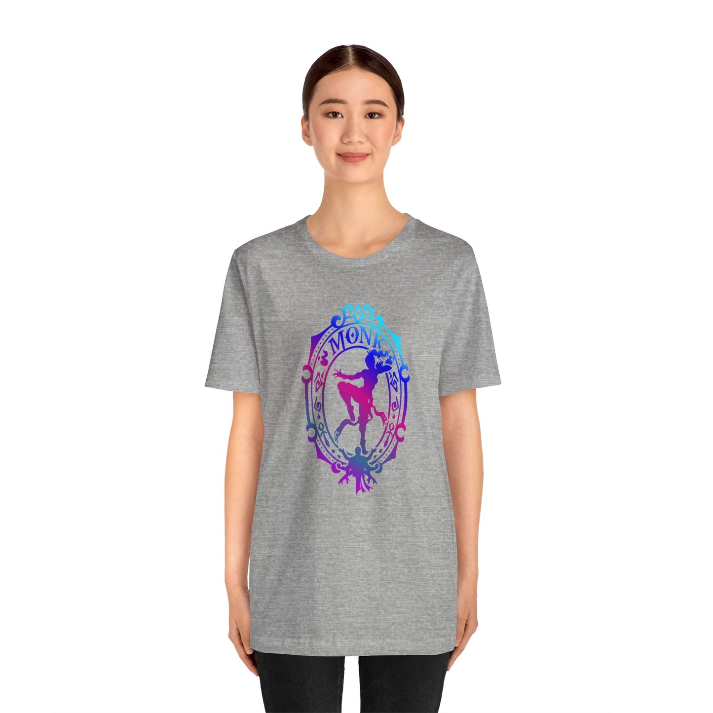 Monk 2 Emblem - T-Shirt Multicolour purple