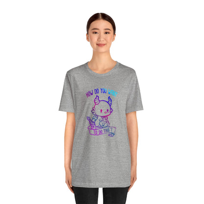 How do you want to do this? - Carme T-shirt Multicolour purple