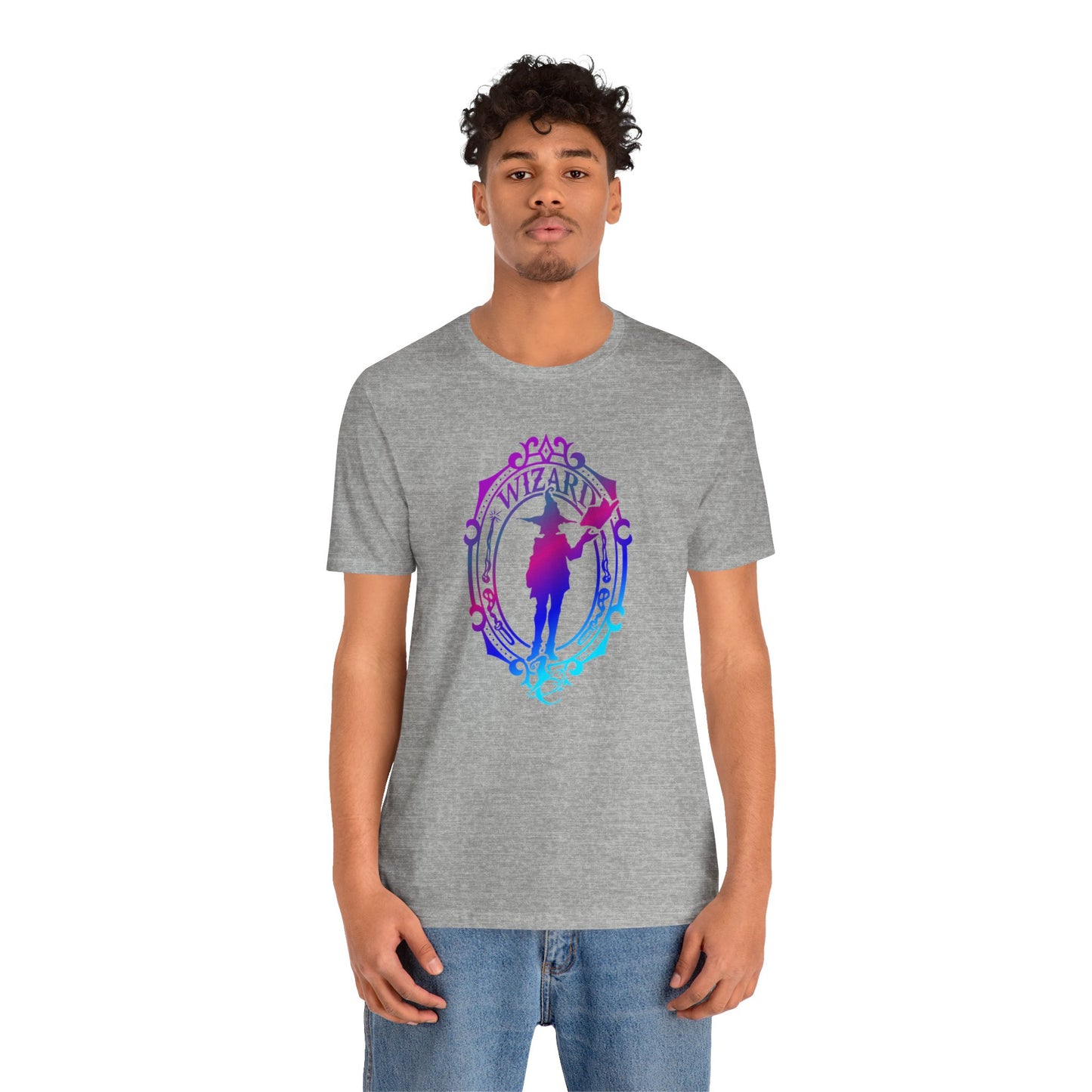 Wizard Emblem - T-Shirt Multicolour purple