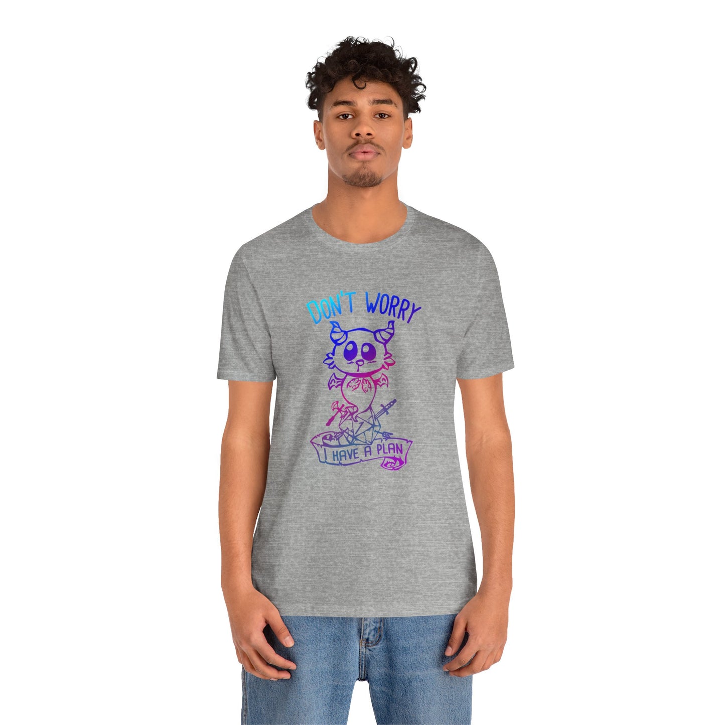 Don't worry I have a plan - Carme T-shirt Multicolour purple