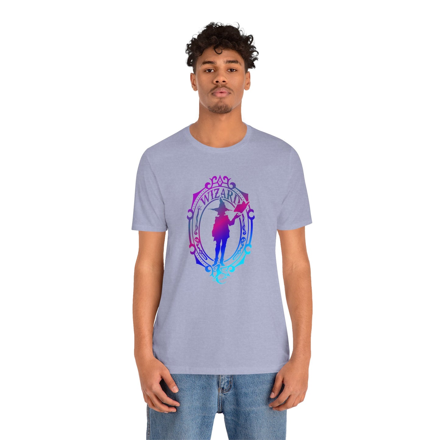 Wizard Emblem - T-Shirt Multicolour purple