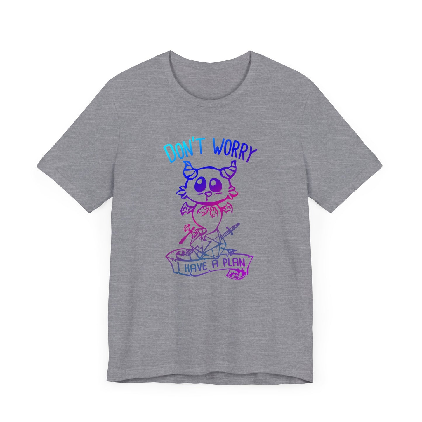 Don't worry I have a plan - Carme T-shirt Multicolour purple