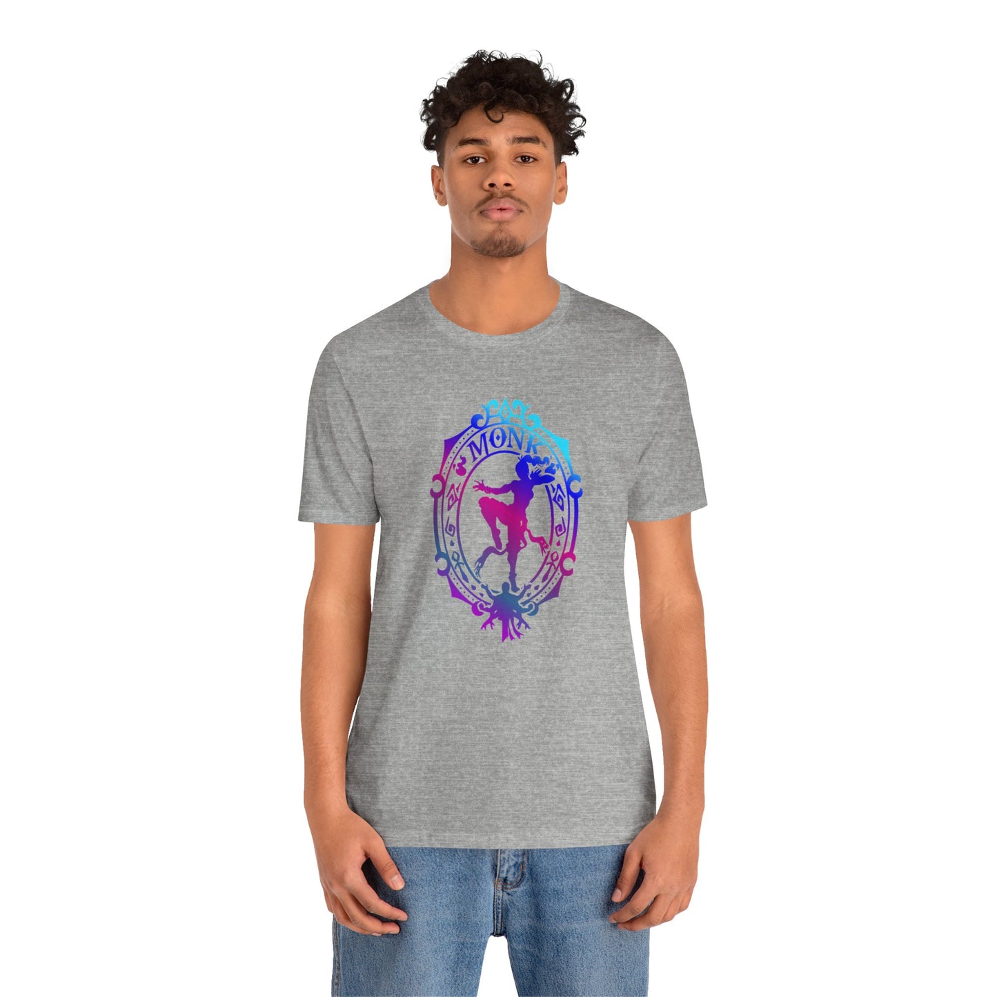 Monk 2 Emblem - T-Shirt Multicolour purple