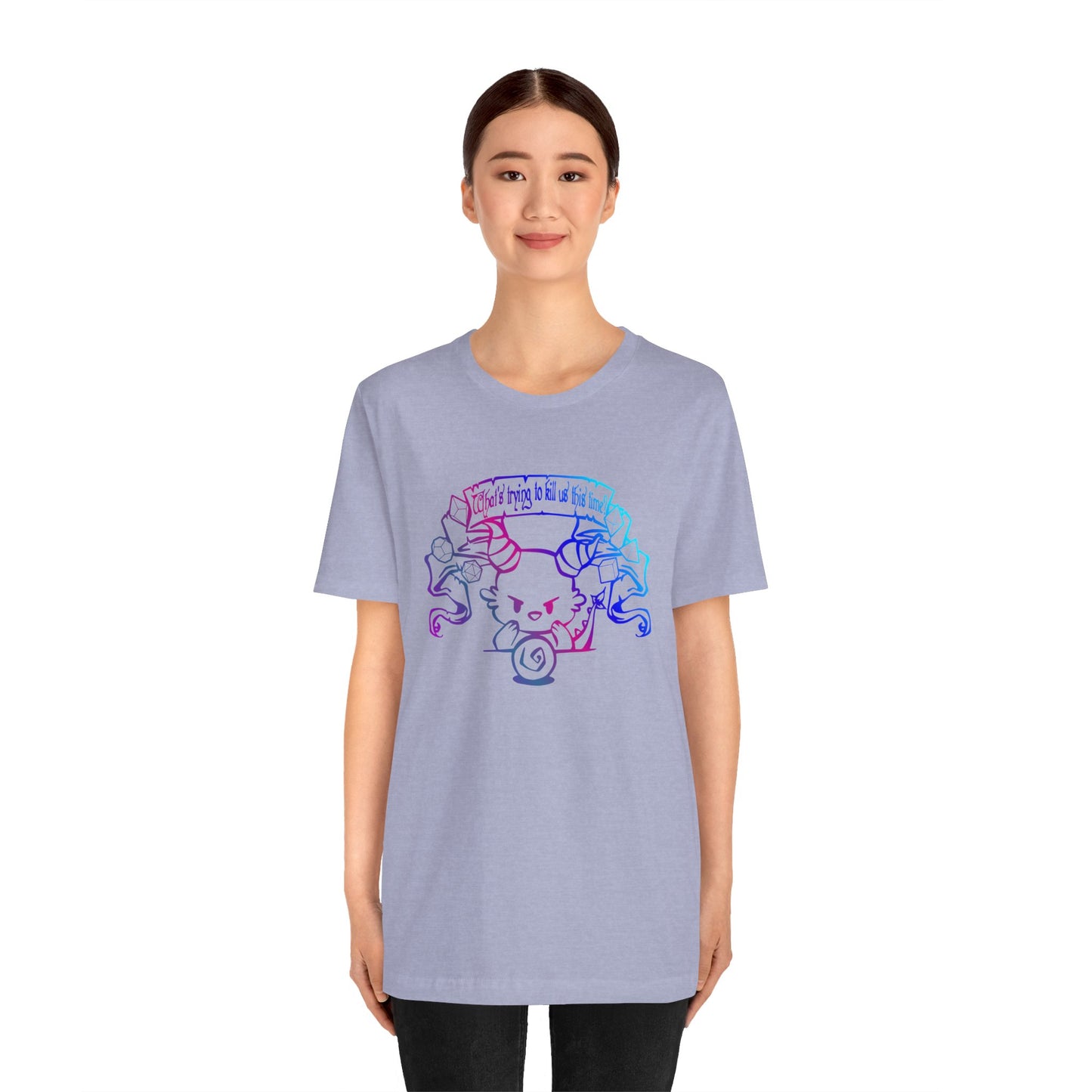 What's trying to kill us? - Carme T-shirt Multicolour purple