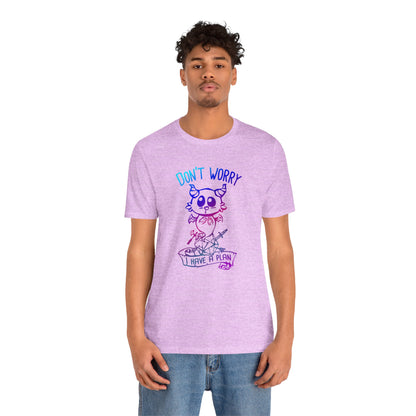 Don't worry I have a plan - Carme T-shirt Multicolour purple