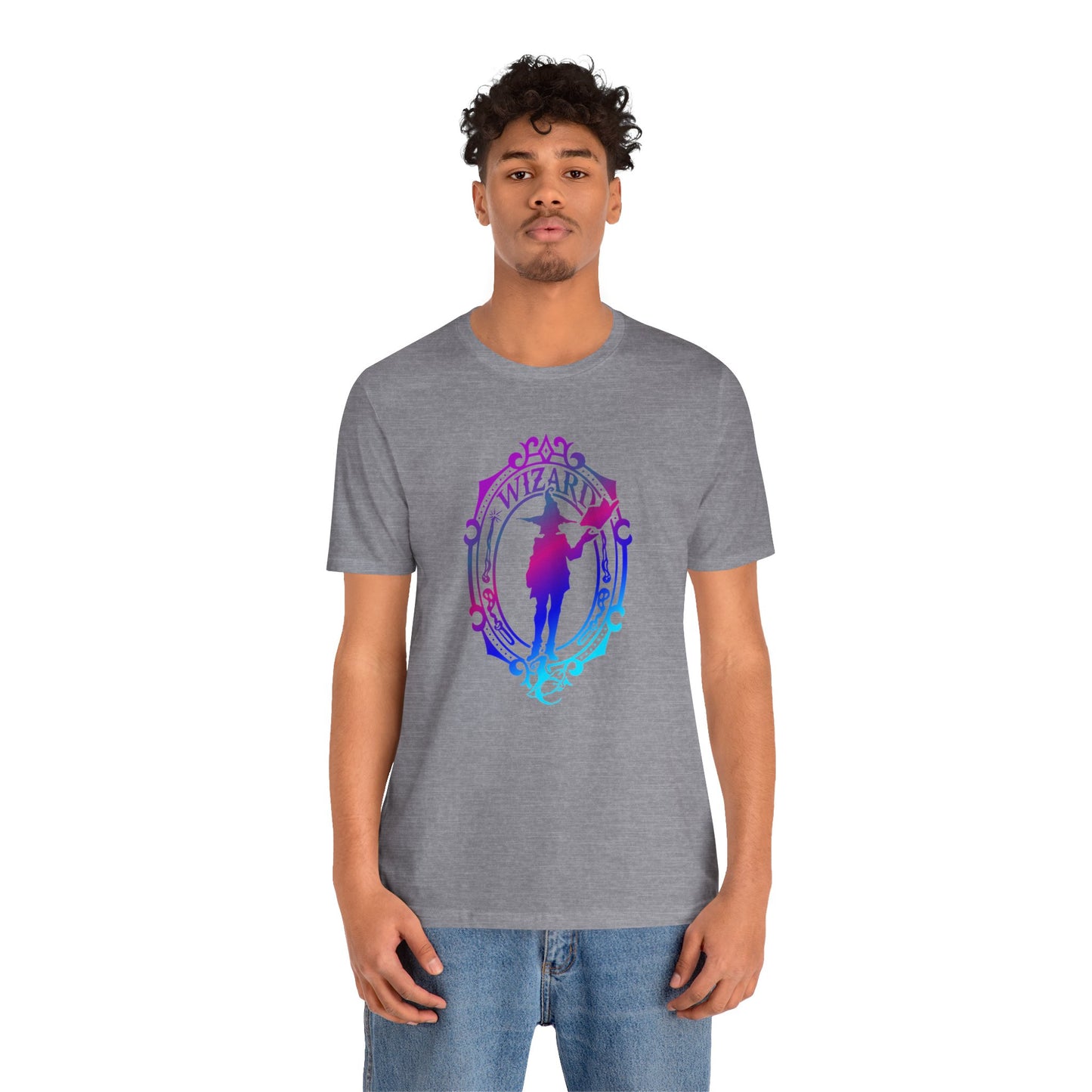 Wizard Emblem - T-Shirt Multicolour purple