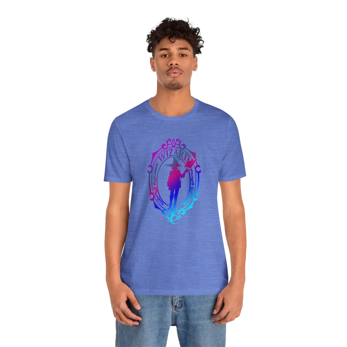 Wizard Emblem - T-Shirt Multicolour purple