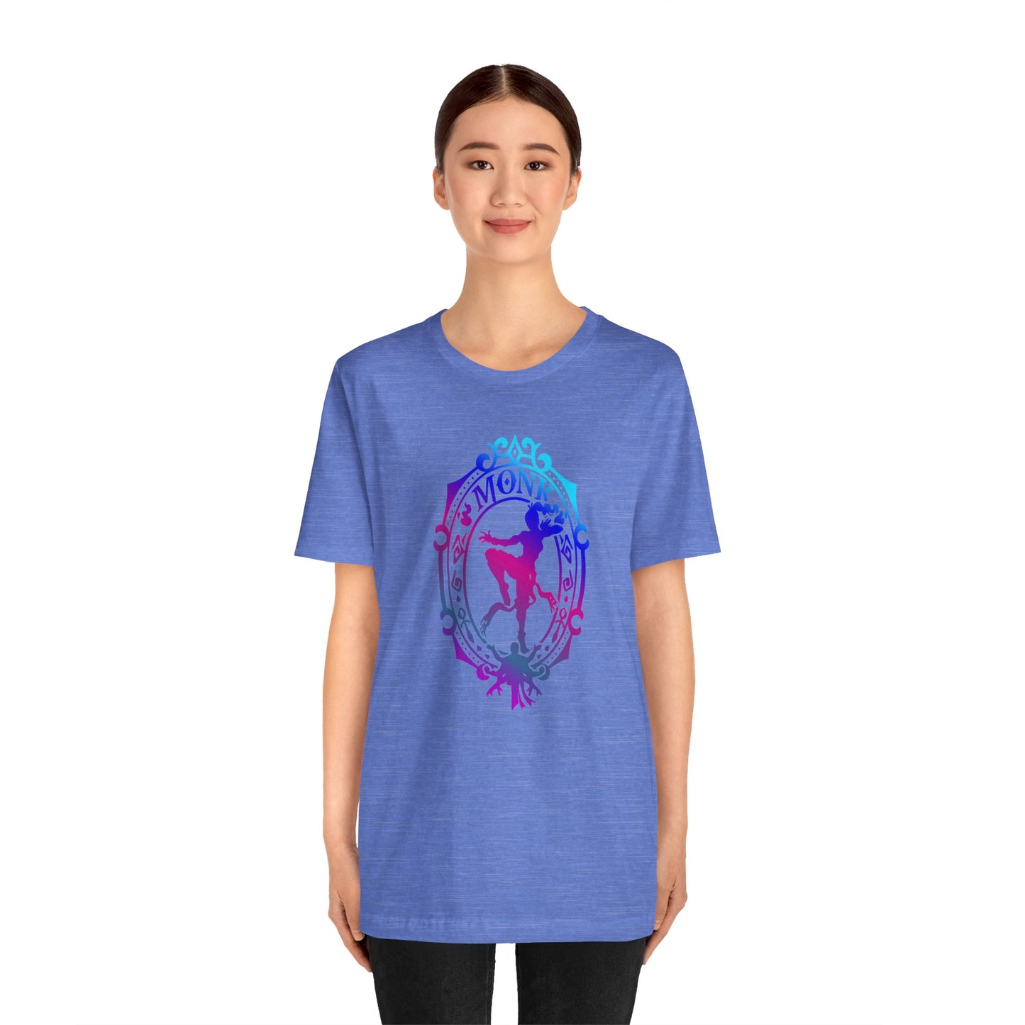 Monk 2 Emblem - T-Shirt Multicolour purple