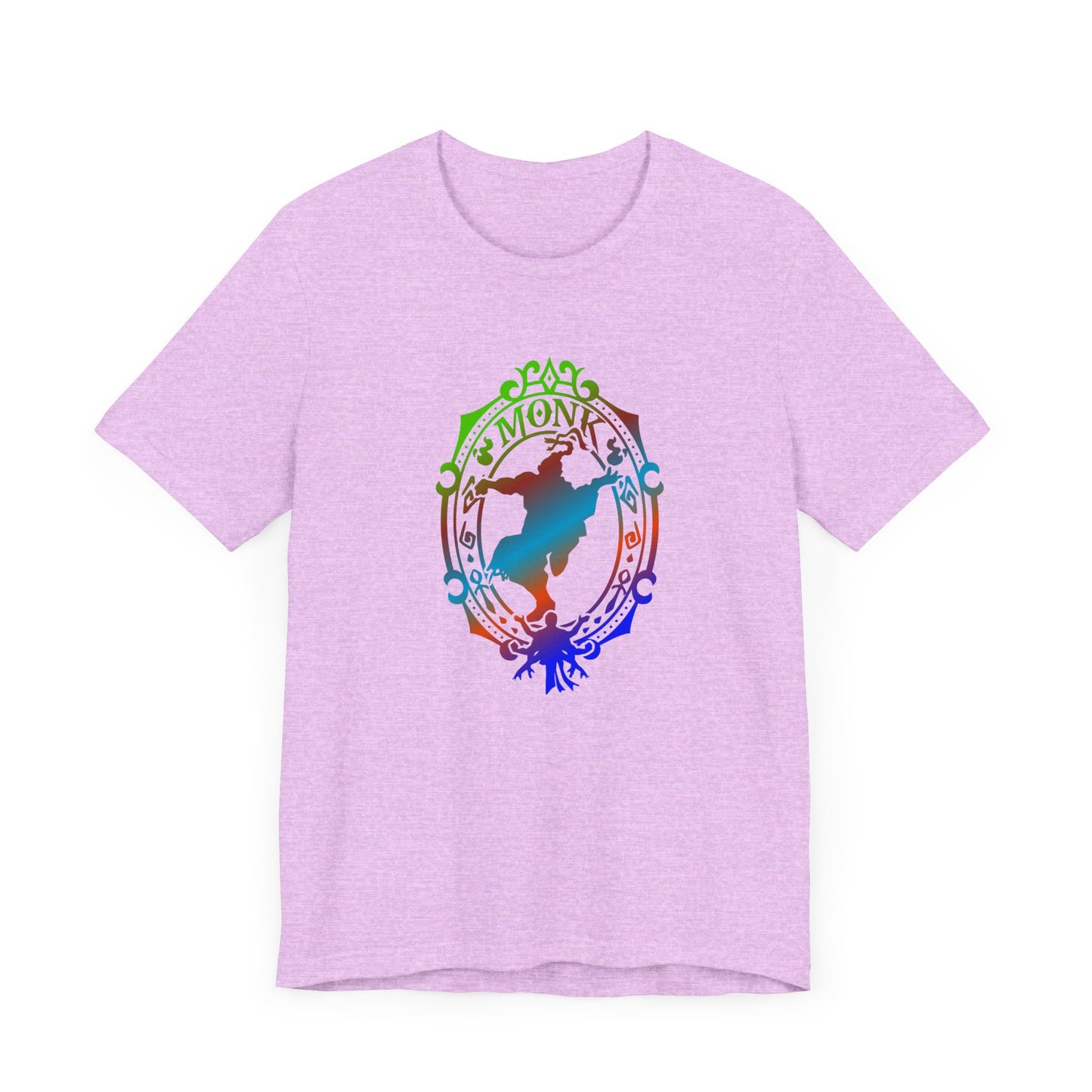 Monk Emblem - T-Shirt Multicolour green