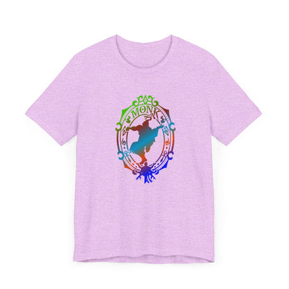 Monk Emblem - T-Shirt Multicolour green