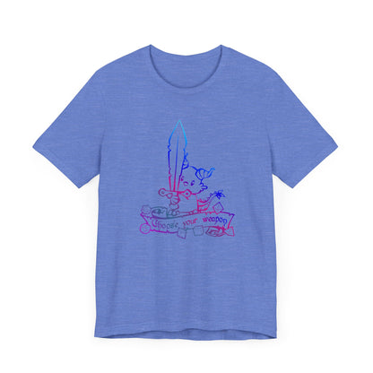 Choose your weapon - Carme T-shirt Multicolour purple