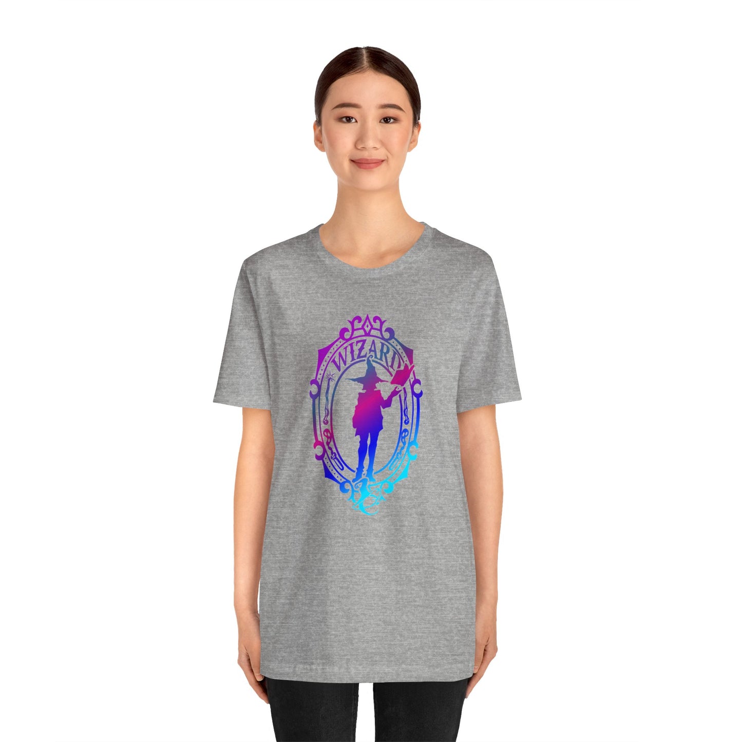 Wizard Emblem - T-Shirt Multicolour purple