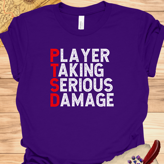 Player Taking Serious Damage T-Shirt