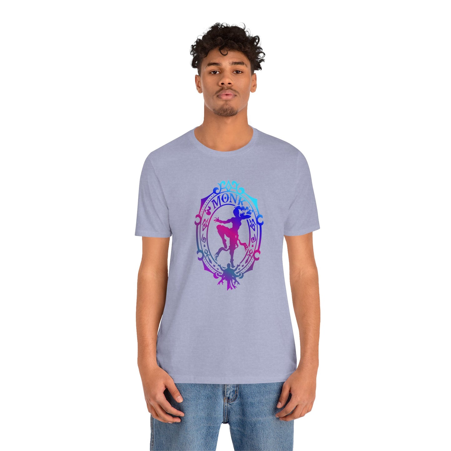 Monk 2 Emblem - T-Shirt Multicolour purple