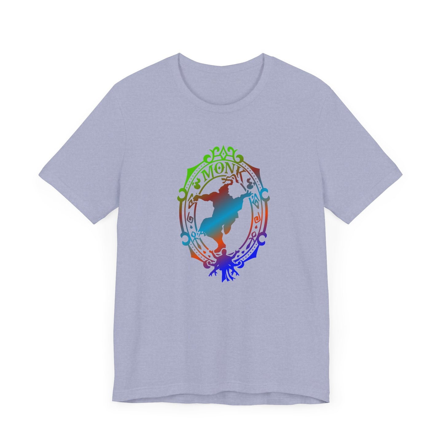 Monk Emblem - T-Shirt Multicolour green