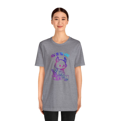 How do you want to do this? - Carme T-shirt Multicolour purple