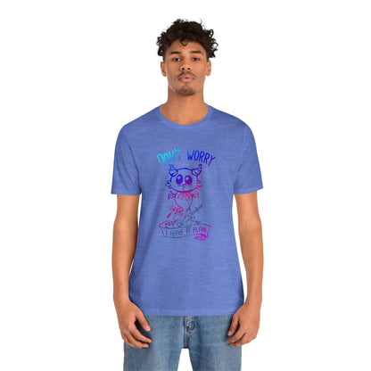 Don't worry I have a plan - Carme T-shirt Multicolour purple