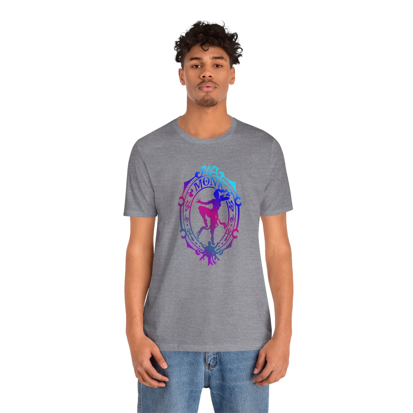 Monk 2 Emblem - T-Shirt Multicolour purple