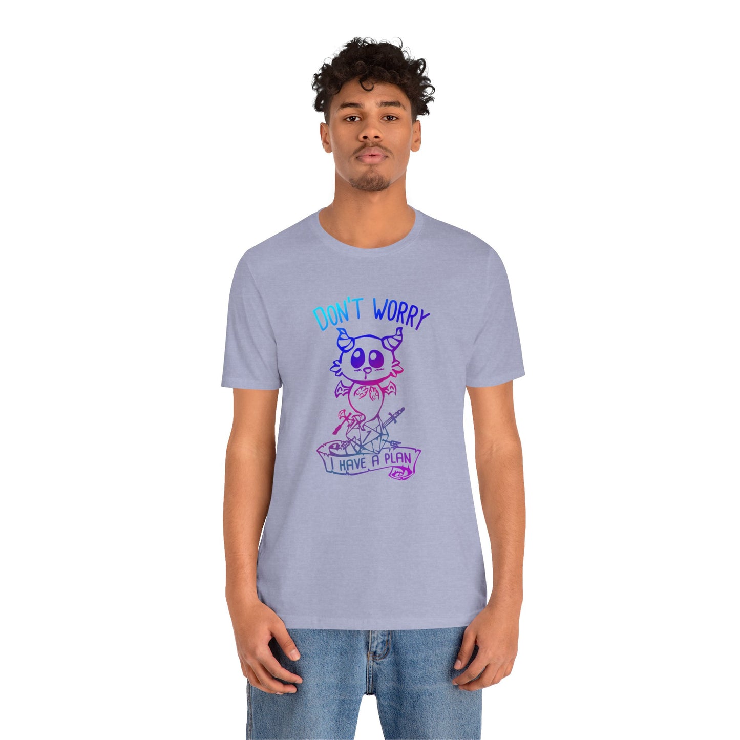 Don't worry I have a plan - Carme T-shirt Multicolour purple