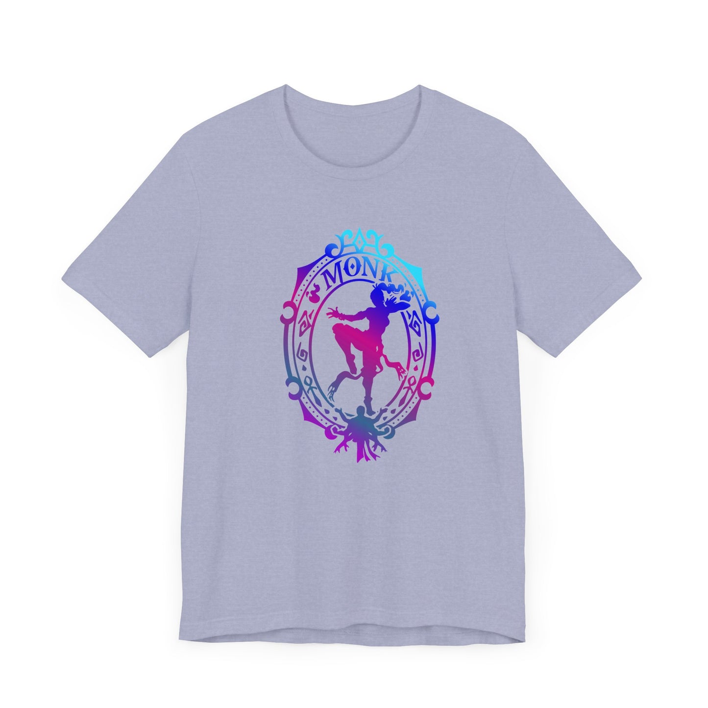 Monk 2 Emblem - T-Shirt Multicolour purple