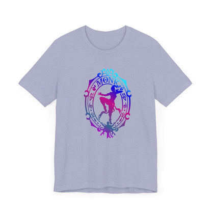 Monk 2 Emblem - T-Shirt Multicolour purple