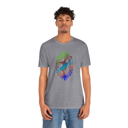 Monk Emblem - T-Shirt Multicolour green