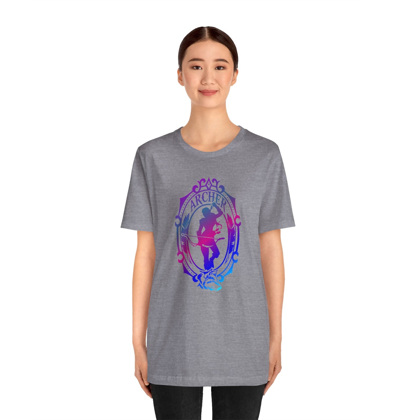 Archer Emblem - T-Shirt Multicolour purple