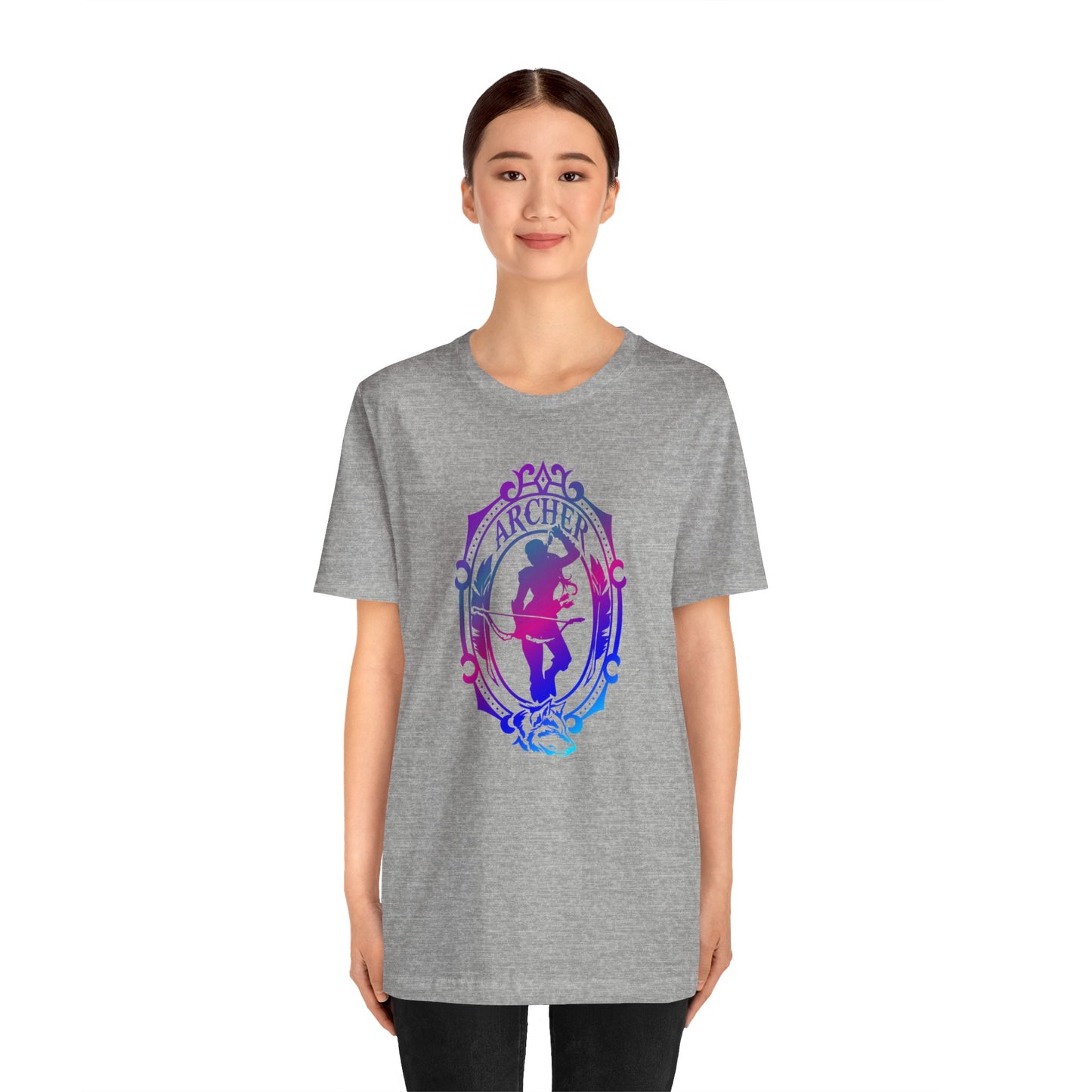 Archer Emblem - T-Shirt Multicolour purple