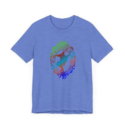 Monk Emblem - T-Shirt Multicolour green