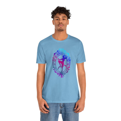 Monk 2 Emblem - T-Shirt Multicolour purple