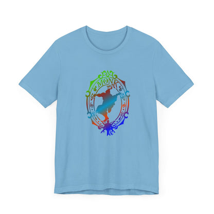 Monk Emblem - T-Shirt Multicolour green