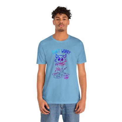 Don't worry I have a plan - Carme T-shirt Multicolour purple