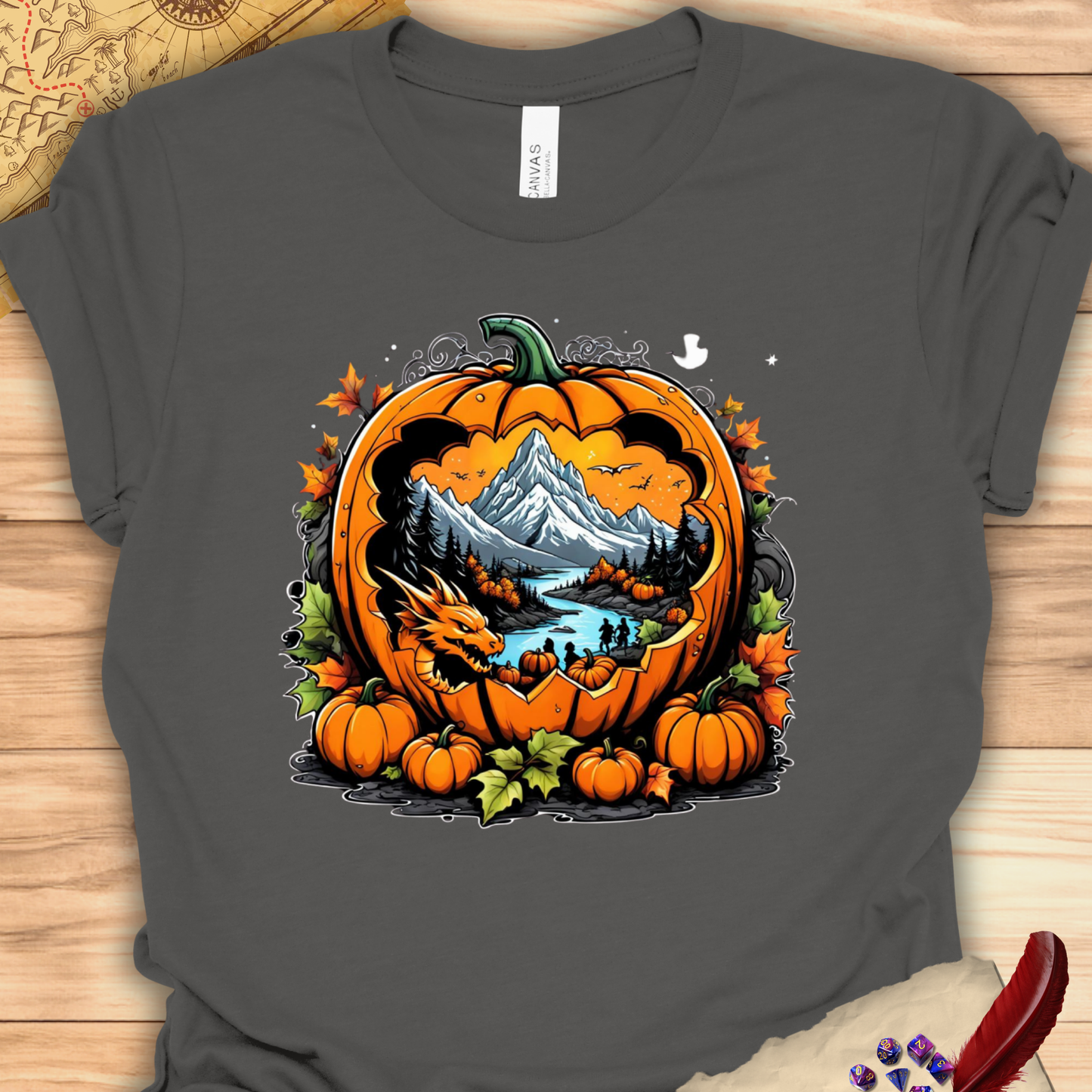 Pumpkin Mountain Scene