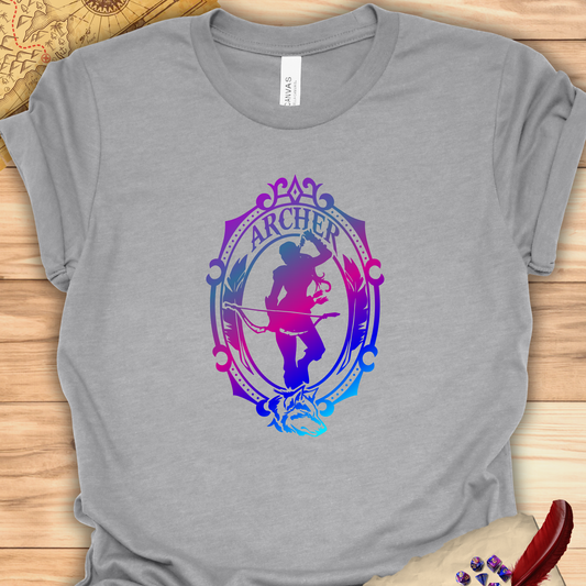 Archer Emblem - T-Shirt Multicolour purple