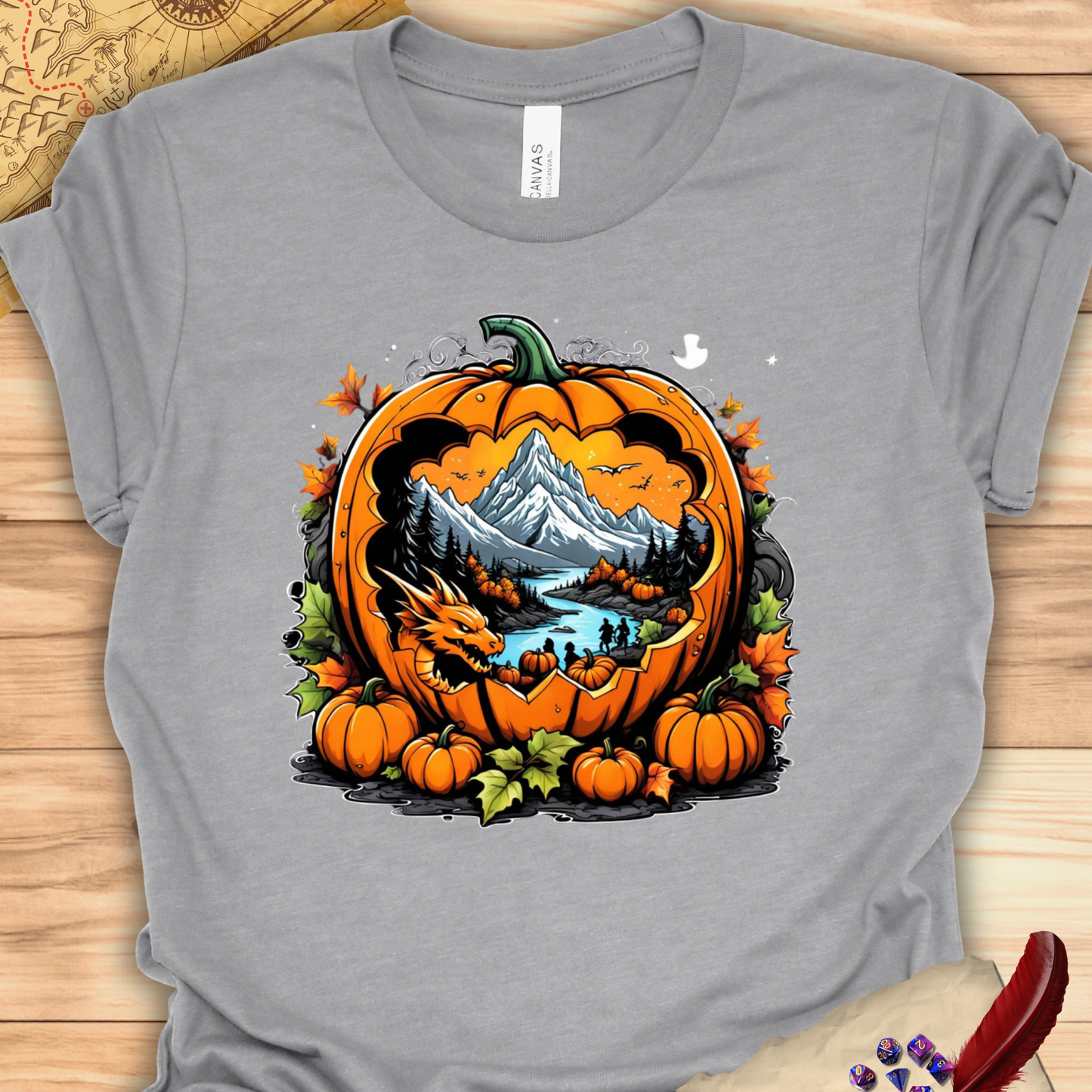 Pumpkin Mountain Scene