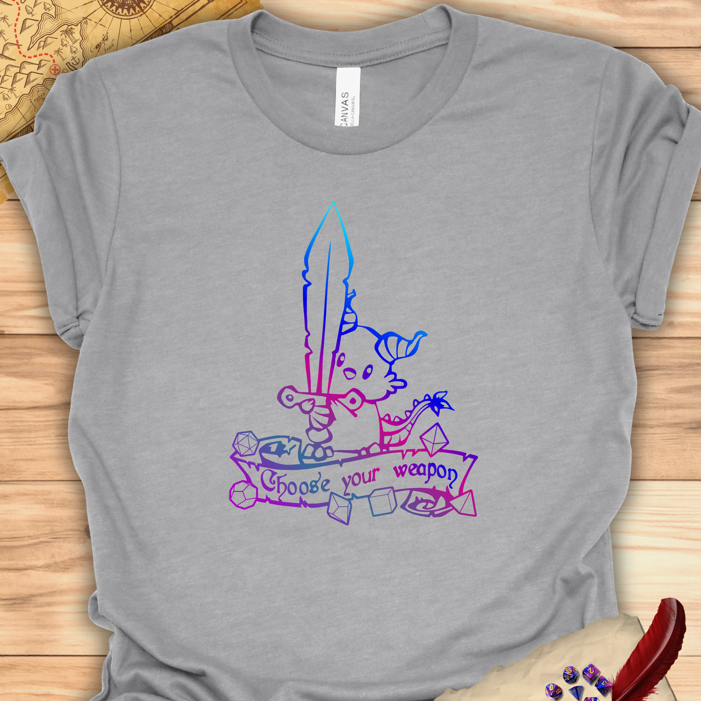 Choose your weapon - Carme T-shirt Multicolour purple