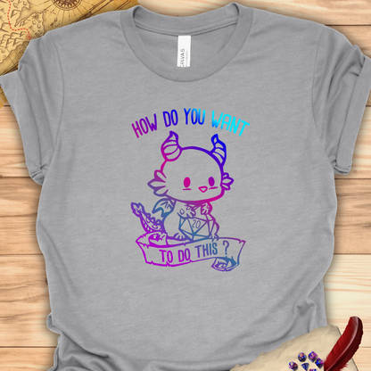 How do you want to do this? - Carme T-shirt Multicolour purple