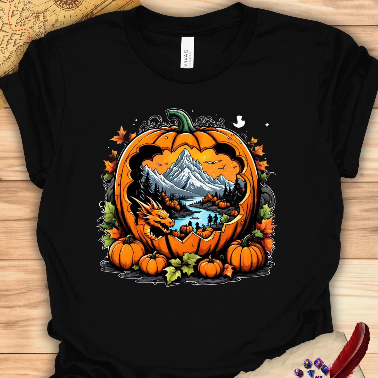 Pumpkin Mountain Scene