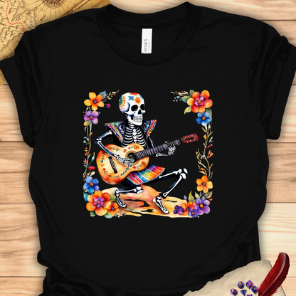 Día de los Muertos bard - Day of the Dead T-shirt