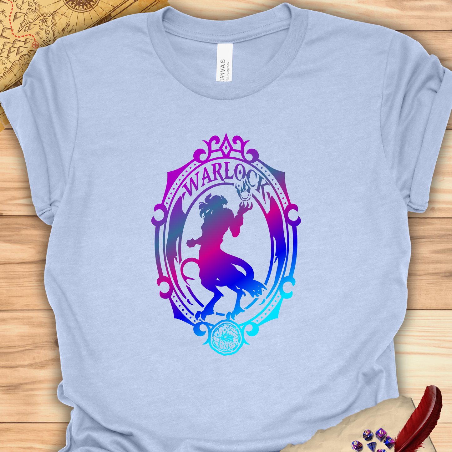 Warlock Emblem - T-Shirt Multicolour purple