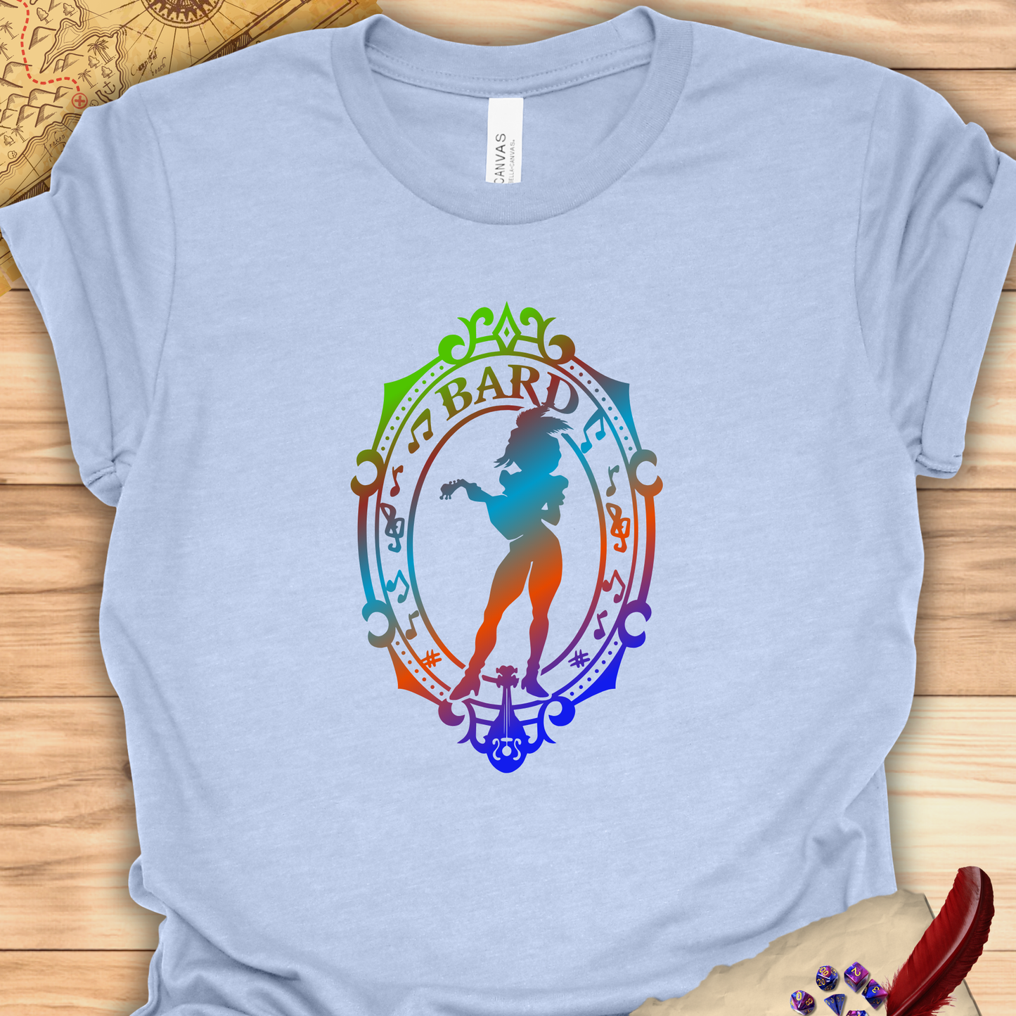 Bard 2 Emblem - T-Shirt Multicolour green