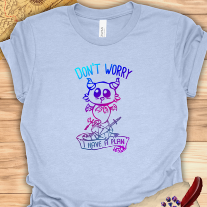 Don't worry I have a plan - Carme T-shirt Multicolour purple