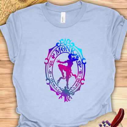 Monk 2 Emblem - T-Shirt Multicolour purple